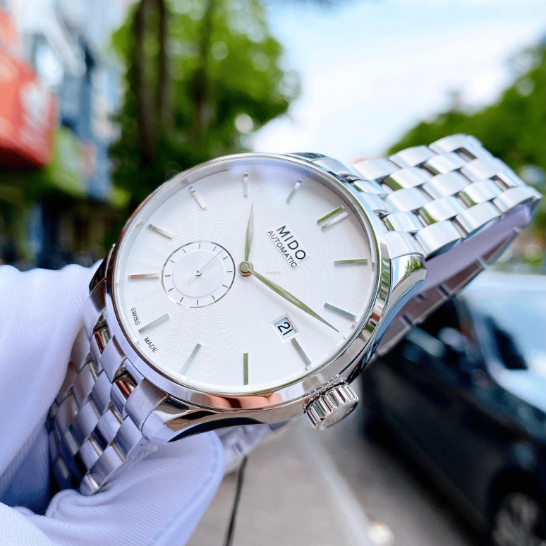 Mido,Belluna 40mm,40mm,Stainless Steel,Silver,Automatic,Day,42hours,M024,M024.428.11.031.00