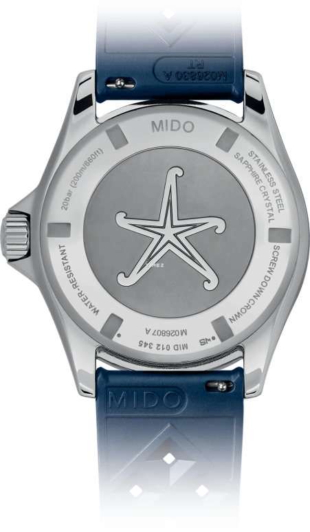 Mido,Ocean Star 40.50mm,40.50mm,Stainless Steel,Gradient,Blue,Automatic,Day,Sapphire,Crystal Glass,M026,M026.807.11.041.01