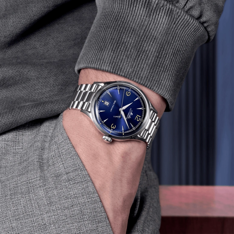 Mido,Multifort 40mm,40mm,Stainless Steel,Blue,Automatic,Day,Sapphire,M040,M040.407.11.047.00