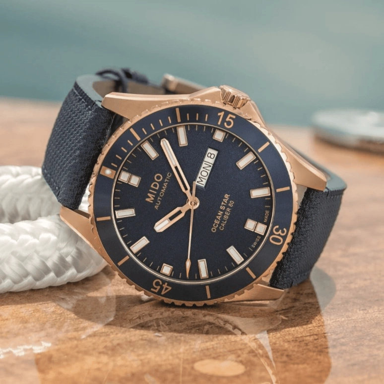 Mido,Ocean Star 42.50mm,42.50mm,Stainless Steel,Blue,Automatic,Date,Day,M026,M026.430.36.041.00
