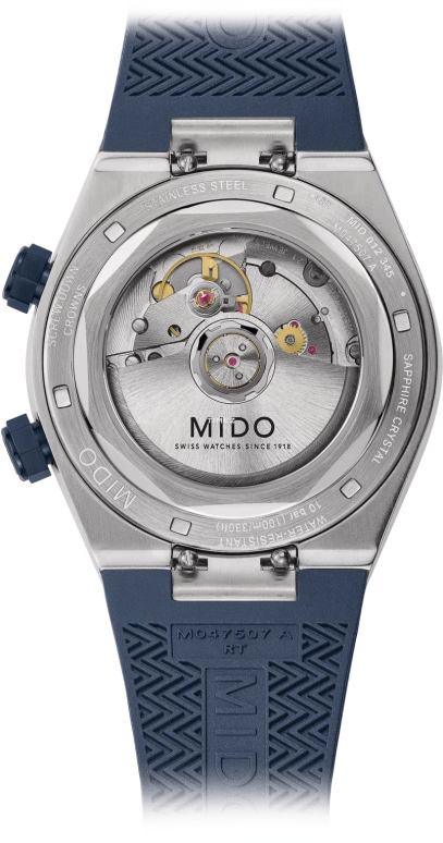 Mido,Multifort 38.40x40mm,38.40x40mm,Stainless Steel,Blue,Automatic,Day,72hours,M047,M047.507.17.041.00