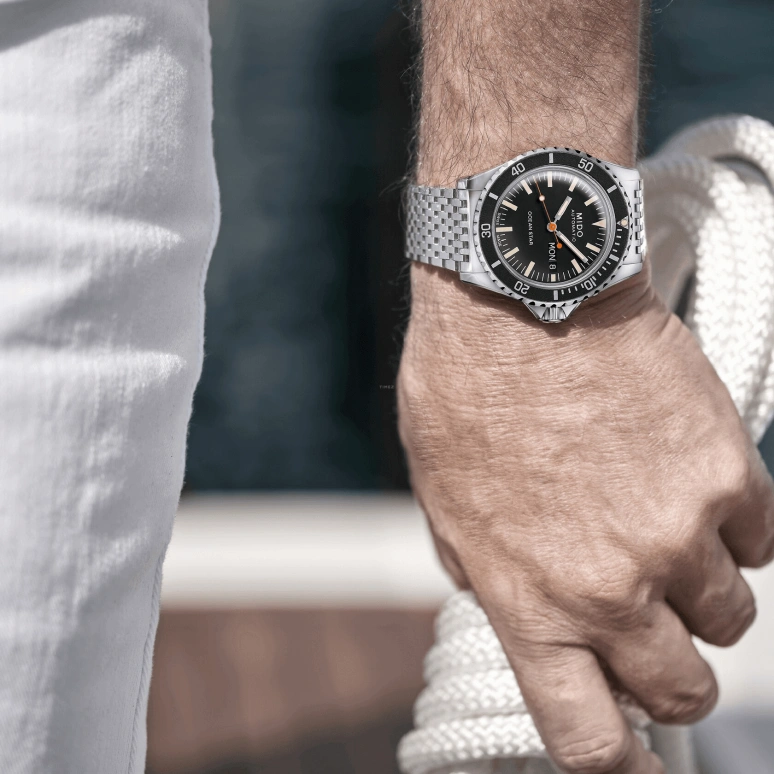 Mido,Ocean Star 40.50mm,40.50mm,Stainless Steel,Black,Automatic,Date,Day,M026,M026.830.11.051.00