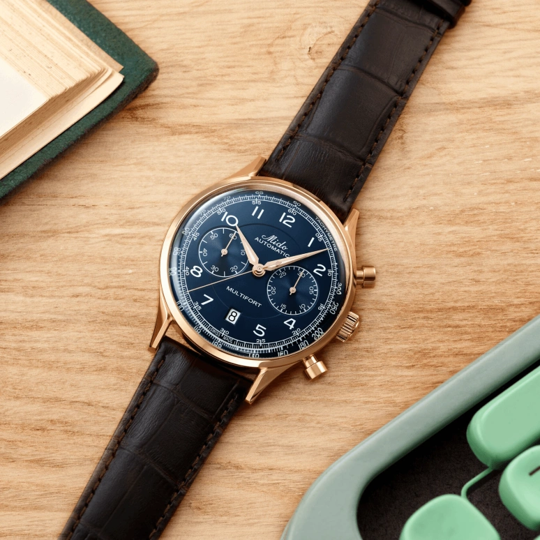 Mido,Multifort 42mm,42mm,Stainless Steel,Blue,Automatic,Chronograph,Date,M040,M040.427.36.042.00