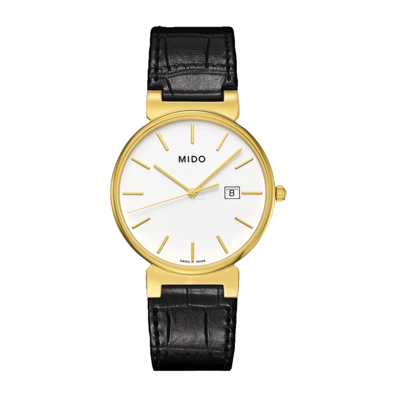 Mido,Dorada ,Stainless Steel,White,Quartz,Day,Sapphire,Crystal Glass,M009,M009.610.36.011.00