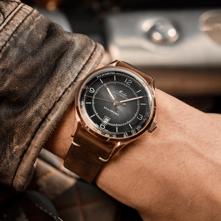 Mido,Multifort 40mm,40mm,Stainless Steel,Grey,Automatic,Date,Day,M040,M040.407.36.060.00