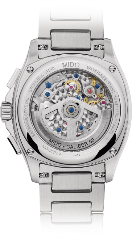 Mido,Multifort 41.20x42mm,41.20x42mm,Stainless Steel,Grey,Automatic,Chronograph,Day,M049,M049.527.11.081.00