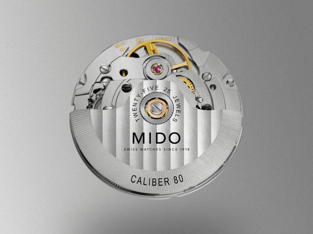 Mido,Belluna 33mm,33mm,Stainless Steel,White,Automatic,80hours,In-house Caliber,M024,M024.307.22.116.00