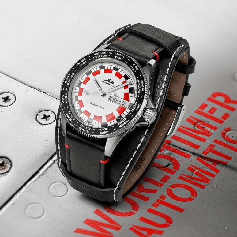 Mido,Ocean Star 40.50mm,40.50mm,Stainless Steel,Silver,Automatic,Date,Day,World Time,M026,M026.830.16.030.00