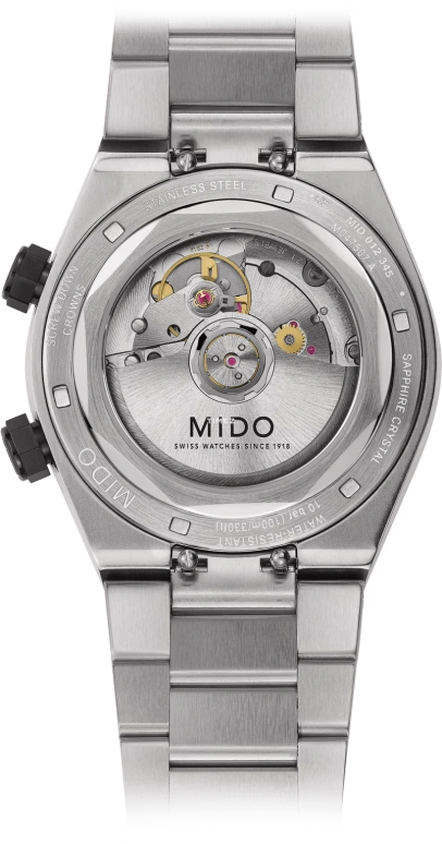 Mido,Multifort 38.40x40mm,38.40x40mm,Stainless Steel,Black,Automatic,Day,72hours,M047,M047.507.11.051.00