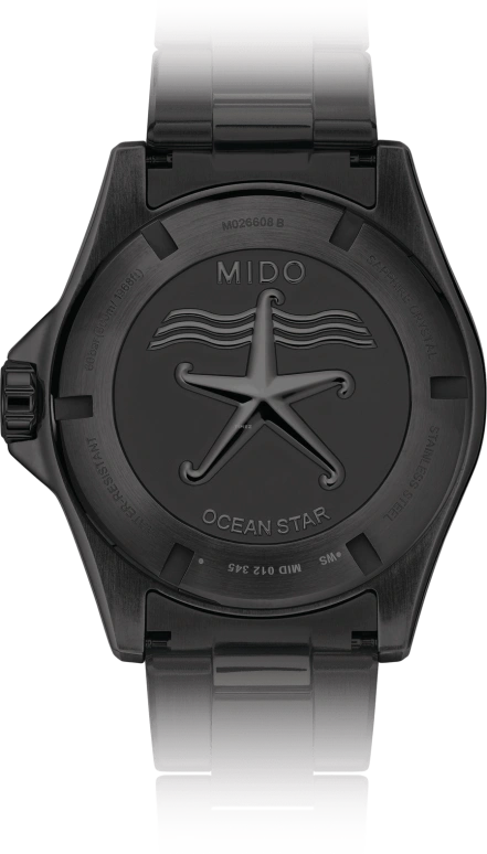 Mido,Ocean Star 43.50mm,43.50mm,Stainless Steel,Black,Automatic,80hours,In-house Caliber,M026,M026.608.33.051.00