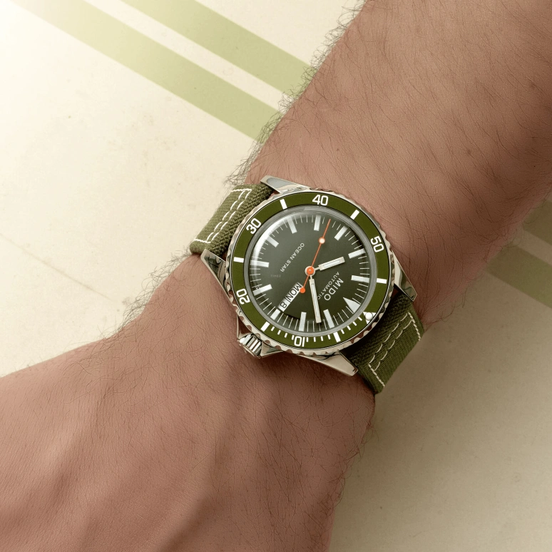Mido,Ocean Star 40.50mm,40.50mm,Stainless Steel,Green,Automatic,Date,Day,M026,M026.830.18.091.00