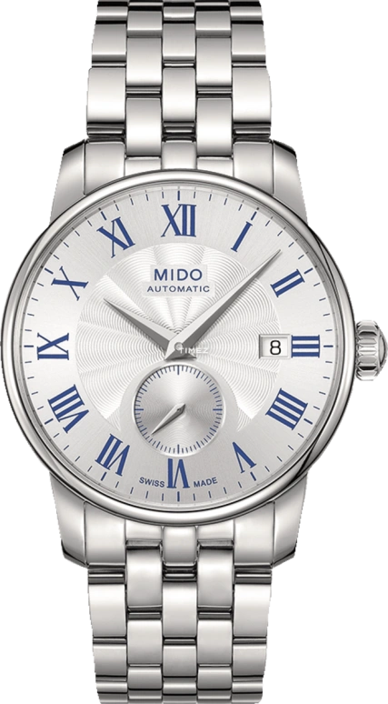 Mido,Baroncelli 38mm,38mm,Stainless Steel,Silver,Automatic,Day,42hours,M8608,M8608.4.21.1