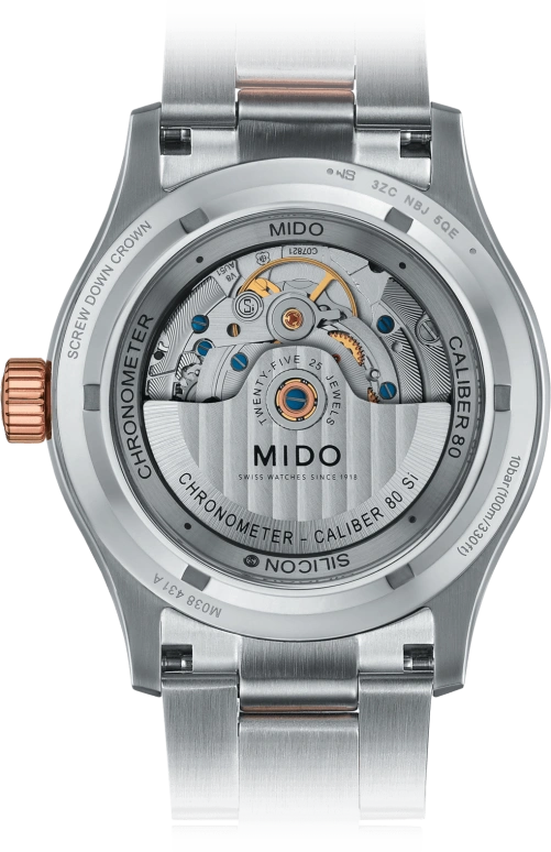 Mido,Multifort 42mm,42mm,Stainless Steel,Silver,Automatic,Date,Anti-magnetic,M038,M038.431.22.031.00