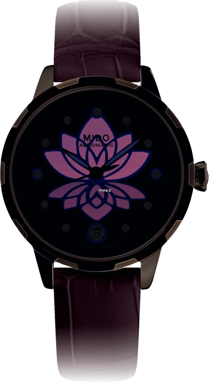 Mido,Rainflower 34mm,34mm,Rose Gold,Stainless Steel,White,Automatic,Day,Sapphire,M043,M043.207.36.106.00