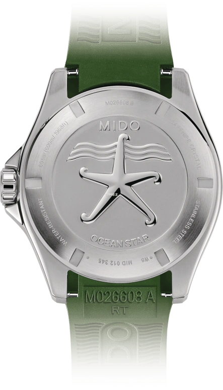 Mido,Ocean Star 43.50mm,43.50mm,Stainless Steel,Black,Automatic,Day,80hours,M026,M026.608.11.051.01