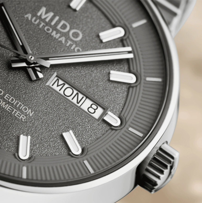 Mido,All Dial 42mm,42mm,Stainless Steel,Coal Gray,Automatic,38hours,Sapphire,M8340,M8340.4.B3.11