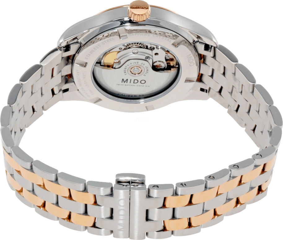 Mido,Belluna 40mm,40mm,Peek,Silver,Automatic,Day,80hours,M024,M024.407.22.033.00