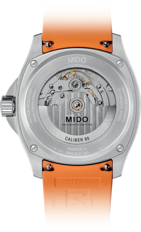 Mido,Other 40mm,40mm,Stainless Steel,Grey,Automatic,Day,Sapphire,Crystal Glass,M049,M049.526.17.081.00