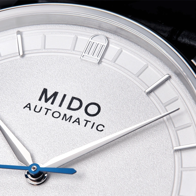 Mido,Baroncelli 39mm,39mm,Stainless Steel,White,Automatic,Day,80hours,M037,M037.407.16.261.00