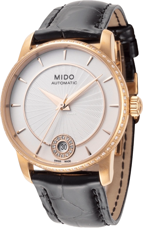 Mido,Baroncelli 33mm,33mm,Stainless Steel,Silver White,Automatic,Day,38hours,M007,M007.207.66.036.26