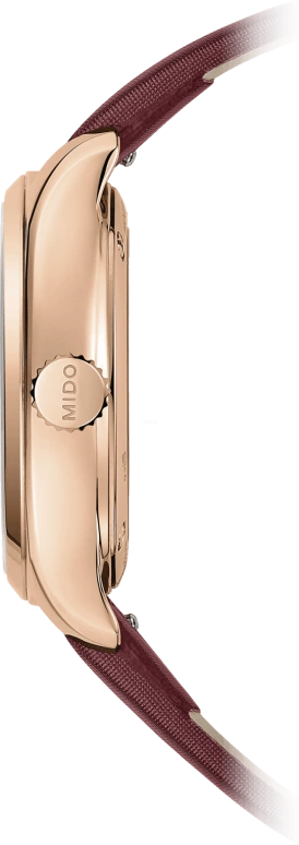 Mido,Belluna 33mm,33mm,Stainless Steel,Rose Gold,White,Automatic,80hours,In-house Caliber,M024,M024.307.37.116.00
