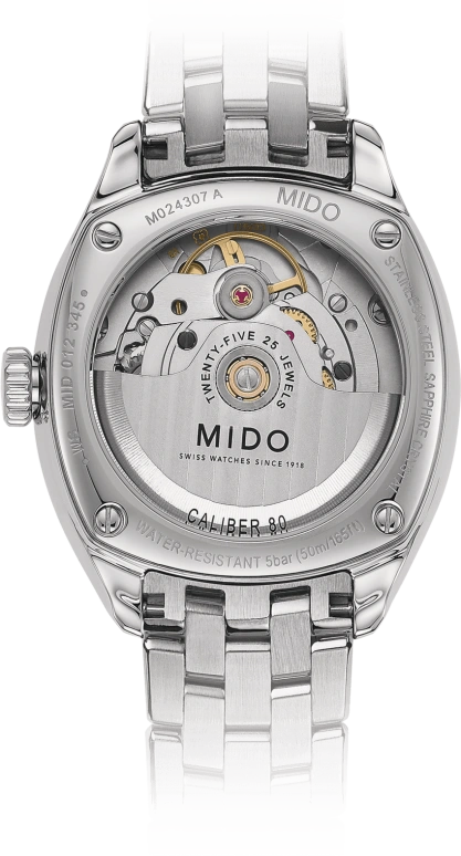 Mido,Belluna 33mm,33mm,Stainless Steel,Automatic,80hours,In-house Caliber,M024,M024.307.11.076.00
