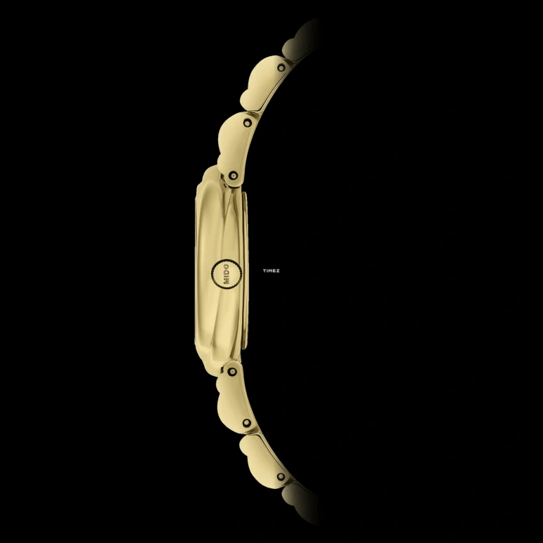 Mido,Miss Cloud 25x26.50mm,25x26.50mm,Stainless Steel,Champagne,Quartz,26280hours,Sapphire,Glass,M050,M050.009.33.021.00