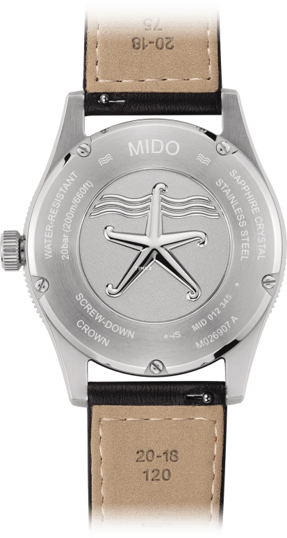 Mido,Ocean Star 39mm,39mm,Stainless Steel,Black,Automatic,Day,72hours,M026,M026.907.17.051.00