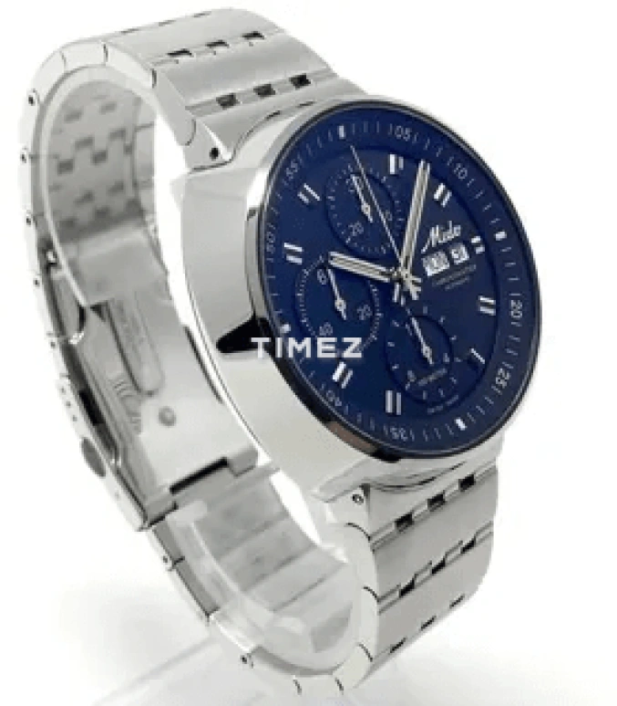 Mido,All Dial 41mm,41mm,Stainless Steel,Black,Chronograph,Date,Day,M8360,M8360.4.C8.12