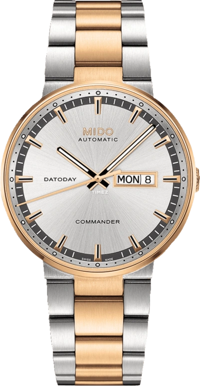 Mido,Commander 40mm,40mm,Stainless Steel,Silver,Automatic,Date,Day,M014,M014.430.22.031.80