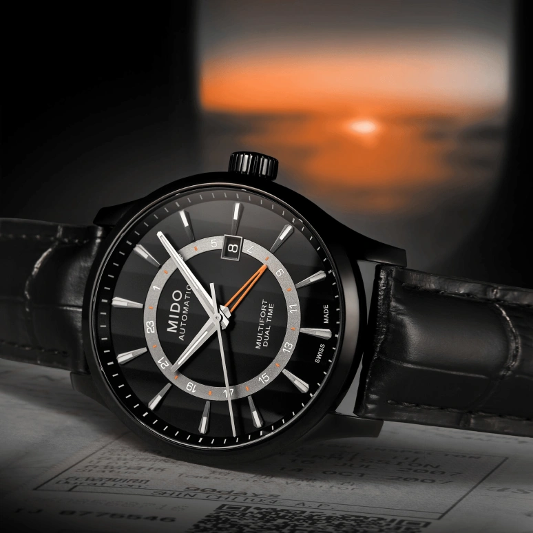 Mido,Multifort 42mm,42mm,Stainless Steel,Black,Automatic,Chronograph,Date,M038,M038.429.36.051.00