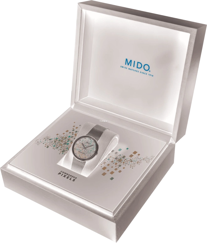Mido,Commander 37mm,37mm,Stainless Steel,Black,Multi-Color,Automatic,80hours,In-house Caliber,M8429,M8429.4.N7.11