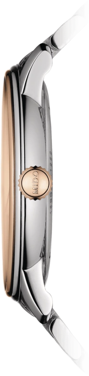 Mido,Baroncelli 39mm,39mm,Stainless Steel,Rose Gold,White,Automatic,Day,42hours,M027,M027.407.22.010.00