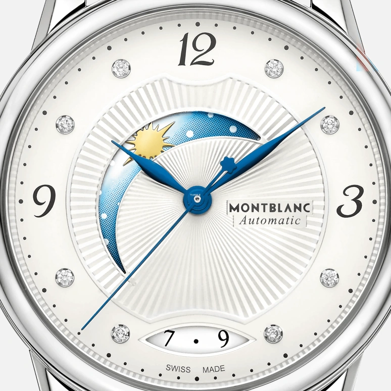 Montblanc,Boheme 34mm,34mm,Stainless Steel,Silver White,Automatic,Day,Day / Night Indication,MB112512