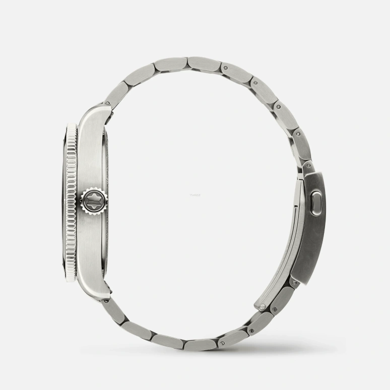Montblanc,1858 42mm,42mm,Titanium,Grey,Automatic,Day,Dule Time,World Time,MB130982