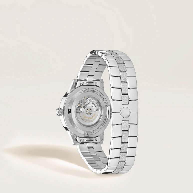 Montblanc,Boheme 30mm,30mm,Stainless Steel,Blue,Automatic,Day,38hours,MB134341