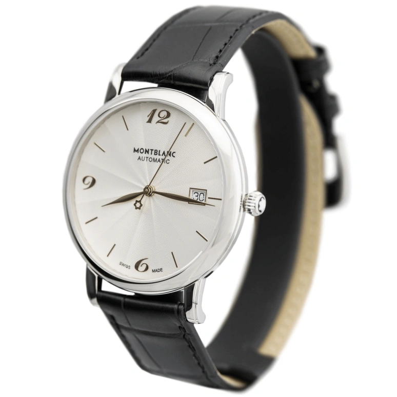 Montblanc,Star 39mm,39mm,Stainless Steel,White,Automatic,Day,38hours,113823