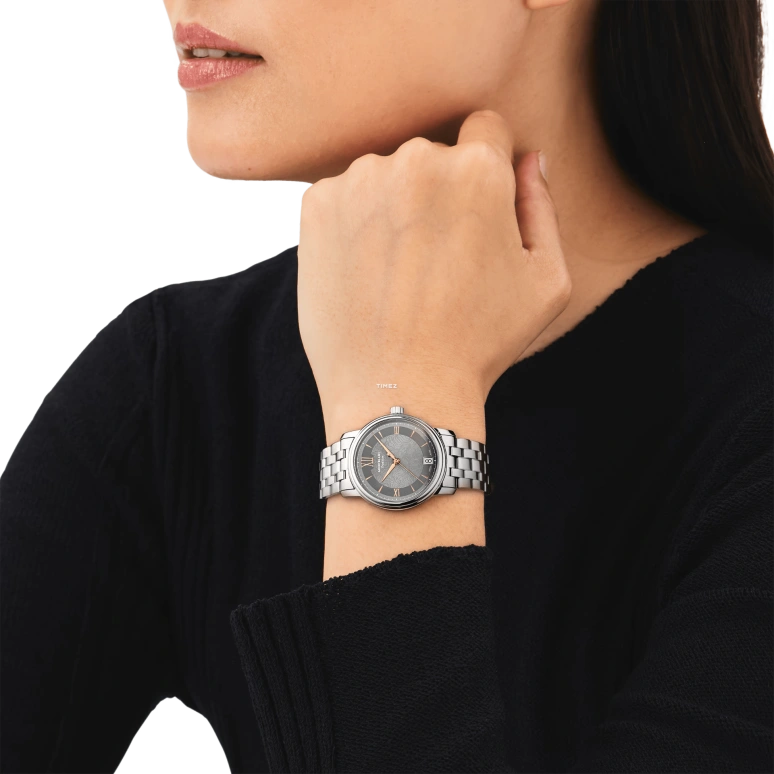 Montblanc,Tradition 32mm,32mm,Stainless Steel,Grey,Automatic,Day,38hours,MB132317