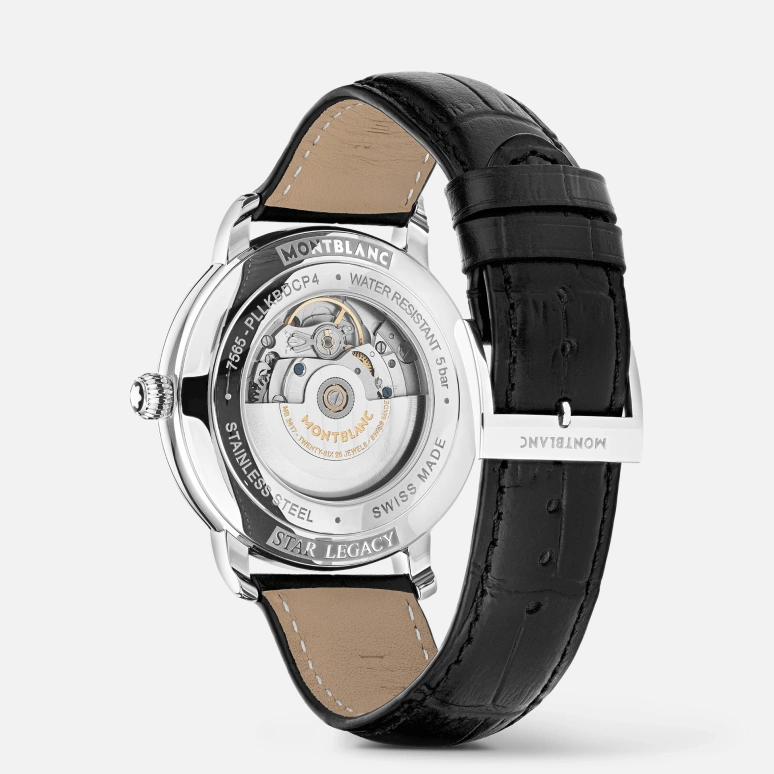 Montblanc,Star 42mm,42mm,Stainless Steel,Silver White,White,Automatic,Day,38hours,MB128681