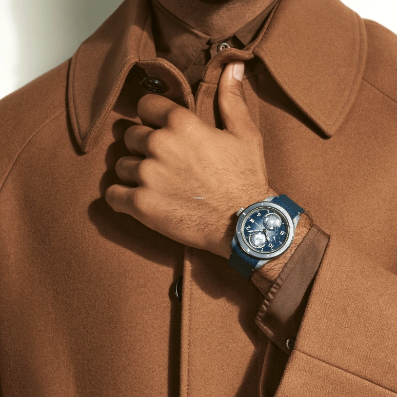 Montblanc,1858 43.50mm,43.50mm,Titanium,Composite,Blue,Automatic,Day,Dule Time,Day / Night Indication,MB134019