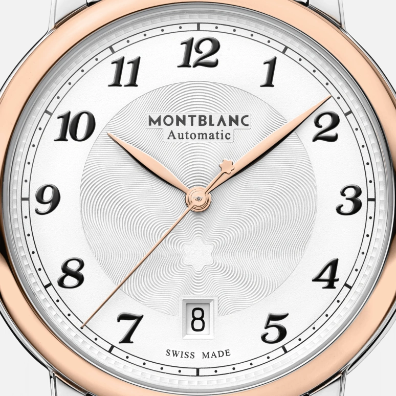 Montblanc,Star 39mm,39mm,Stainless Steel,Stainless Steel,White,Silver White,Automatic,Day,Sapphire,Crystal Glass,MB117577