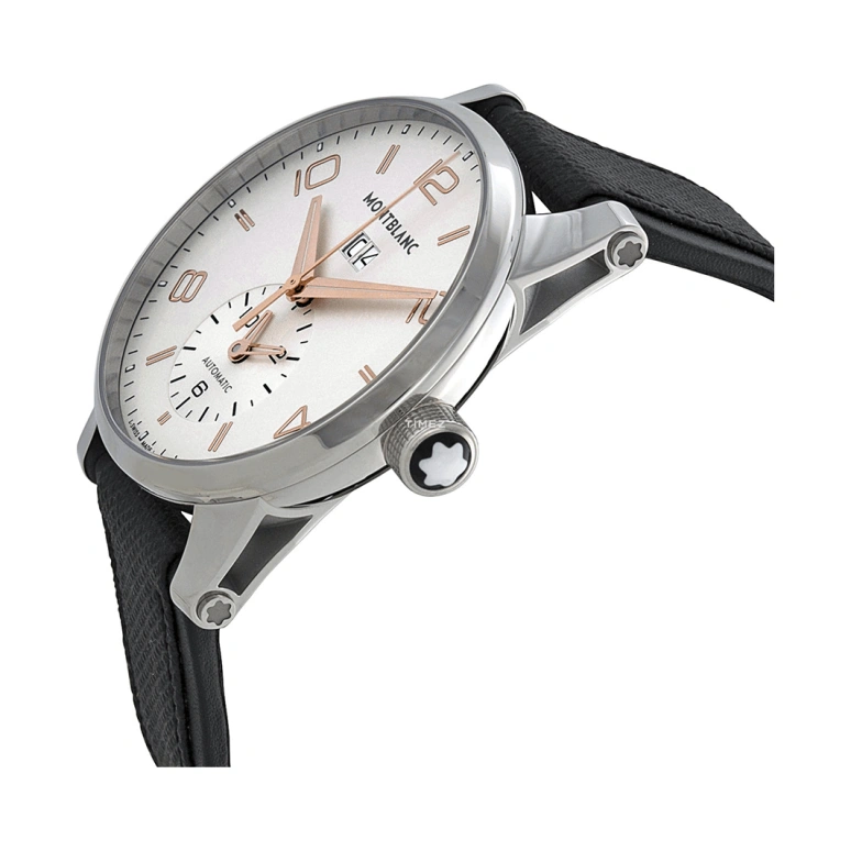 Montblanc,Tradition 40mm,40mm,Stainless Steel,White,Automatic,Day,Dule Time,MB110579