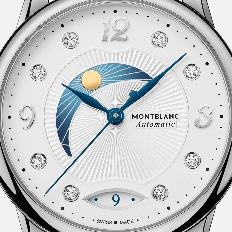 Montblanc,Boheme 34mm,34mm,Stainless Steel,Silver White,Automatic,Day,Day / Night Indication,MB127354