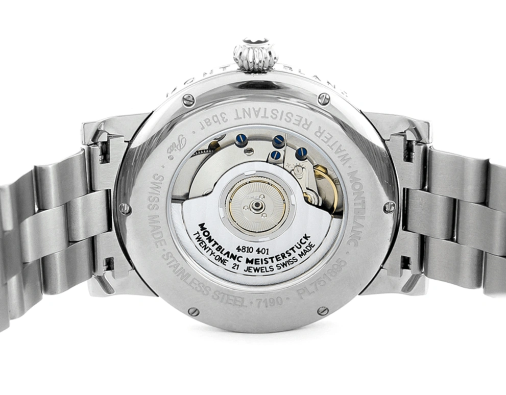 Montblanc,Star 39mm,39mm,Stainless Steel,Grey,Automatic,Day,Sapphire,MB105961