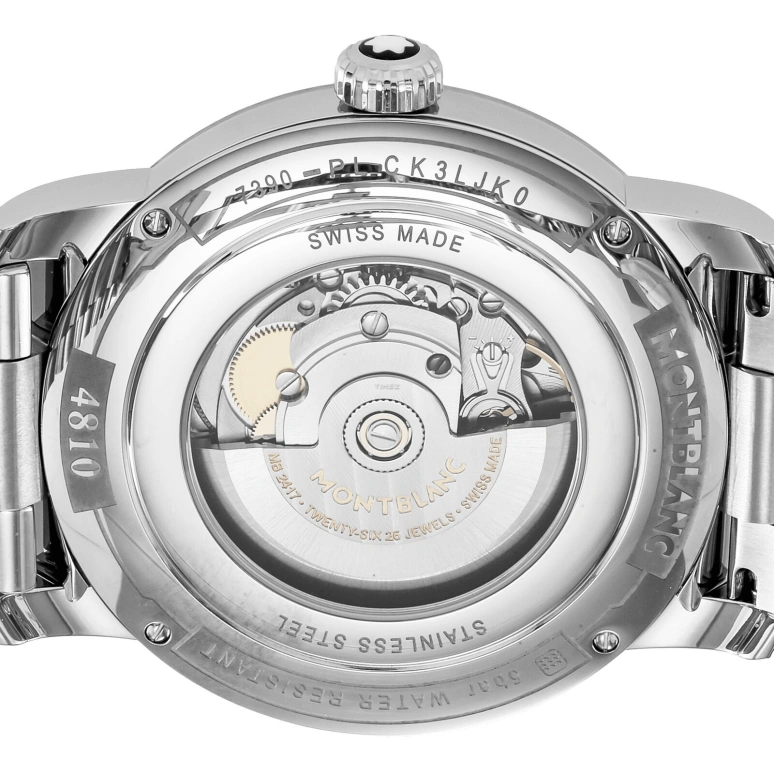 Montblanc,4810 36mm,36mm,Stainless Steel,White,Automatic,Day,38hours,114852