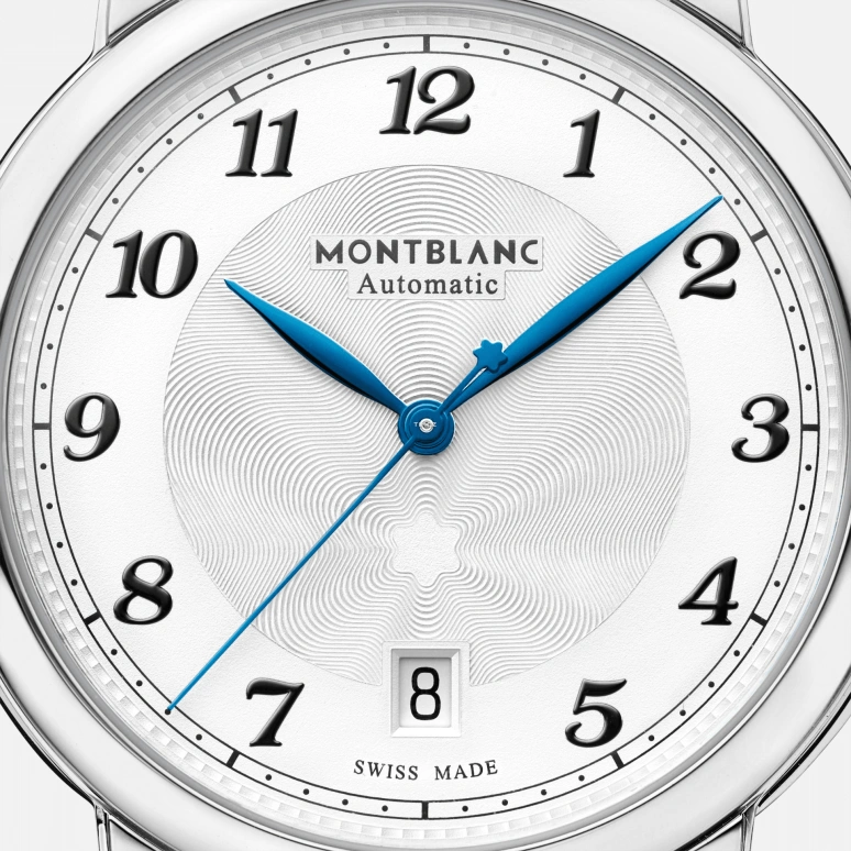 Montblanc,Star 39mm,39mm,Stainless Steel,Silver White,Automatic,Day,Sapphire,MB116522