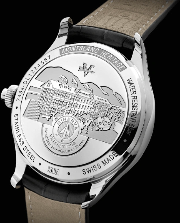 Montblanc,Heritage 42mm,42mm,Stainless Steel,Silver White,Automatic,Chronograph,Sapphire,MB119951