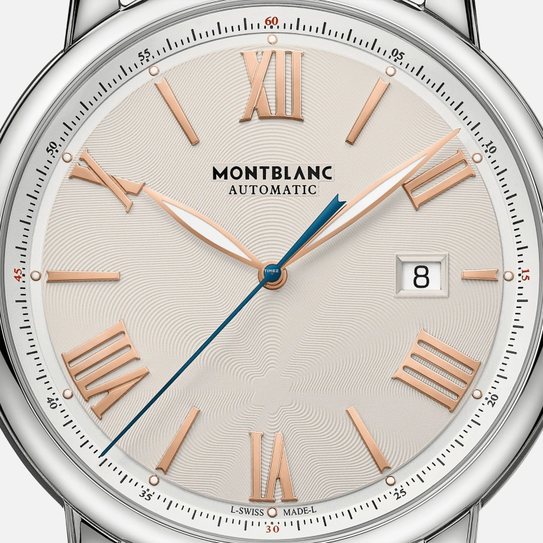 Montblanc,Star 43mm,43mm,Stainless Steel,Beige,Automatic,Day,38hours,MB126104