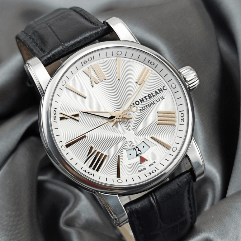 Montblanc,Timewalker 43mm,43mm,Stainless Steel,Black,Automatic,Day,Round,102342