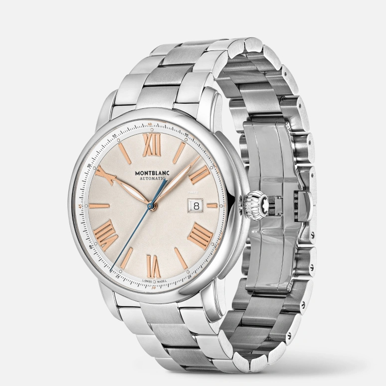 Montblanc,Star 43mm,43mm,Stainless Steel,Beige,Automatic,Day,38hours,MB126106